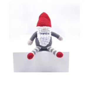 Pebble Gnome Festive Rattle