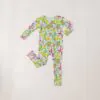 Lemon Sakura Zip Convertible Footie from Muse Threads