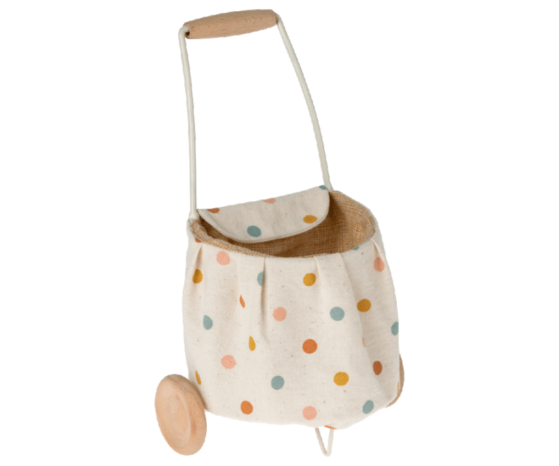 Maileg Trolley Mini in Multi Dots