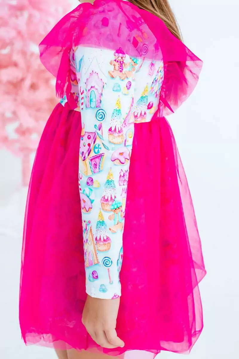 Jovie Bamboo Viscose Tulle Dress available at Blossom