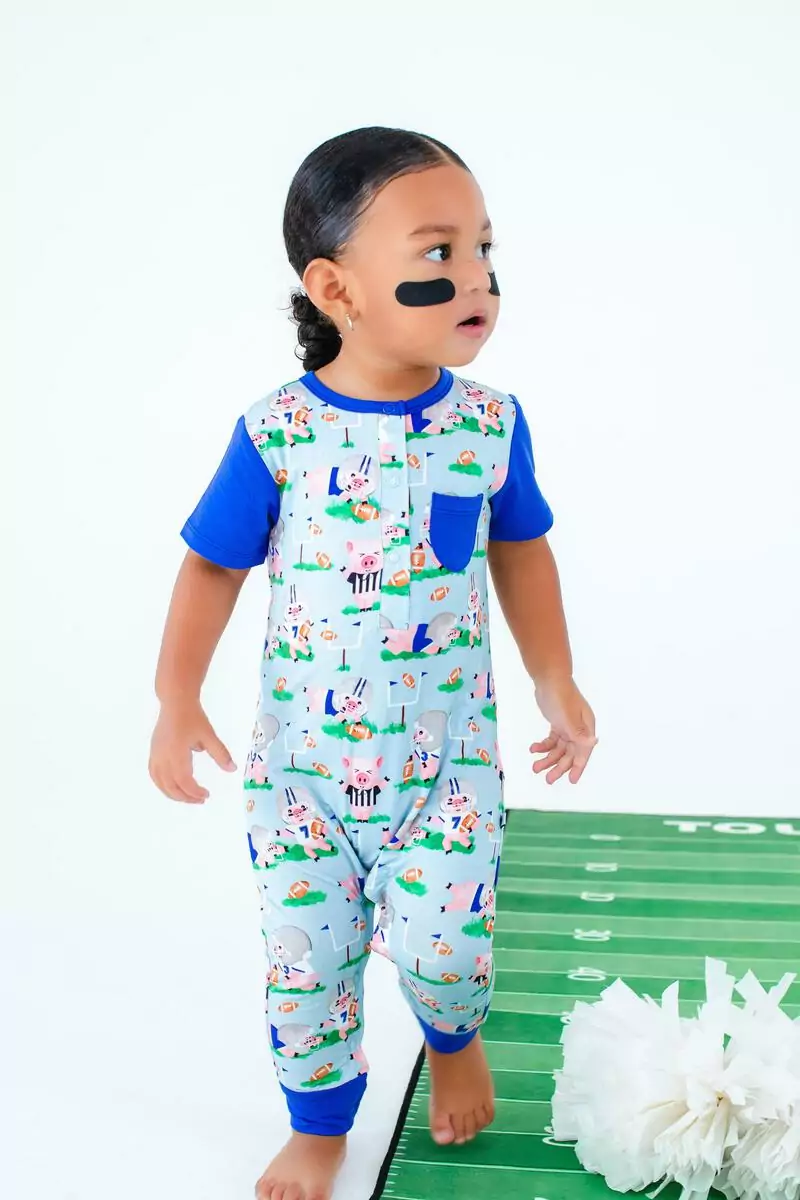 Birdie Bean Nate Bamboo Viscose Snap Romper