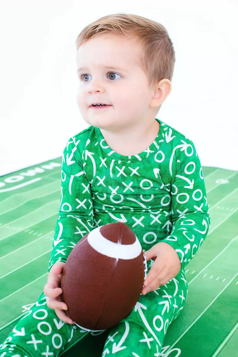 Smith Bamboo Viscose Two-Piece Pajamas from Birdie Bean