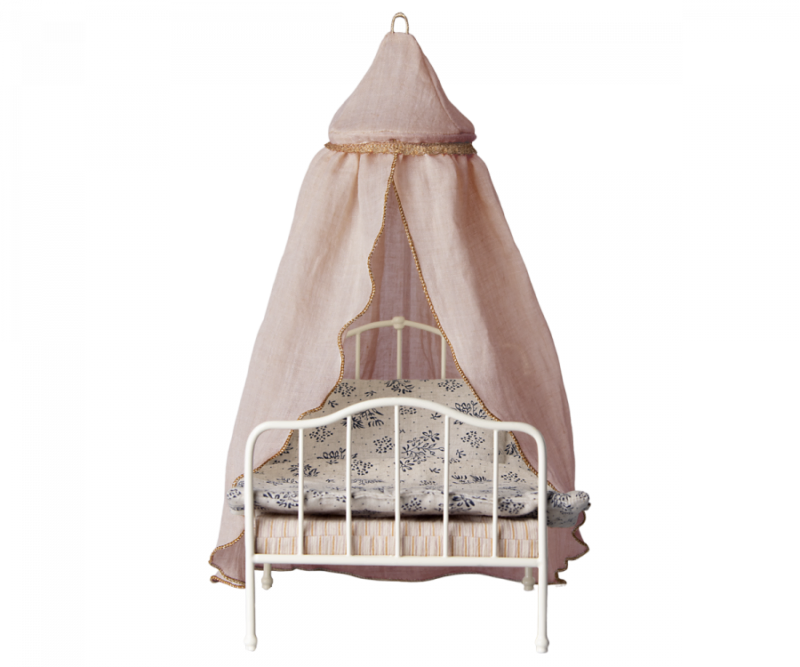 Maileg Miniature Bed Canopy in Rose