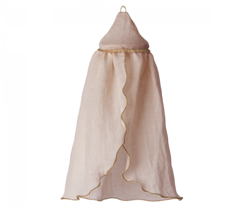 Miniature Bed Canopy in Rose from Maileg