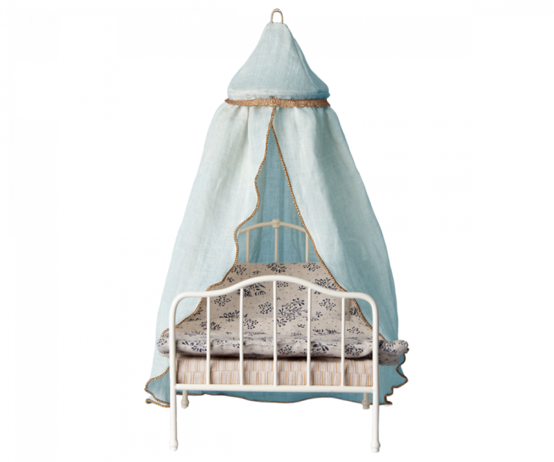 Maileg Miniature Bed Canopy in Mint