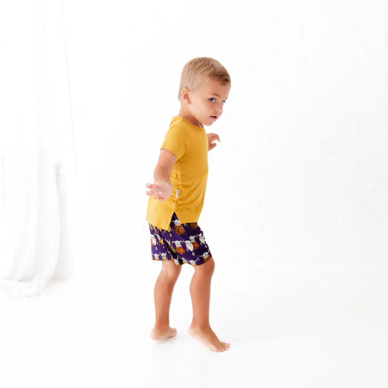Nordic Revival Bamboo Viscose T-Shirt and Shorts Set