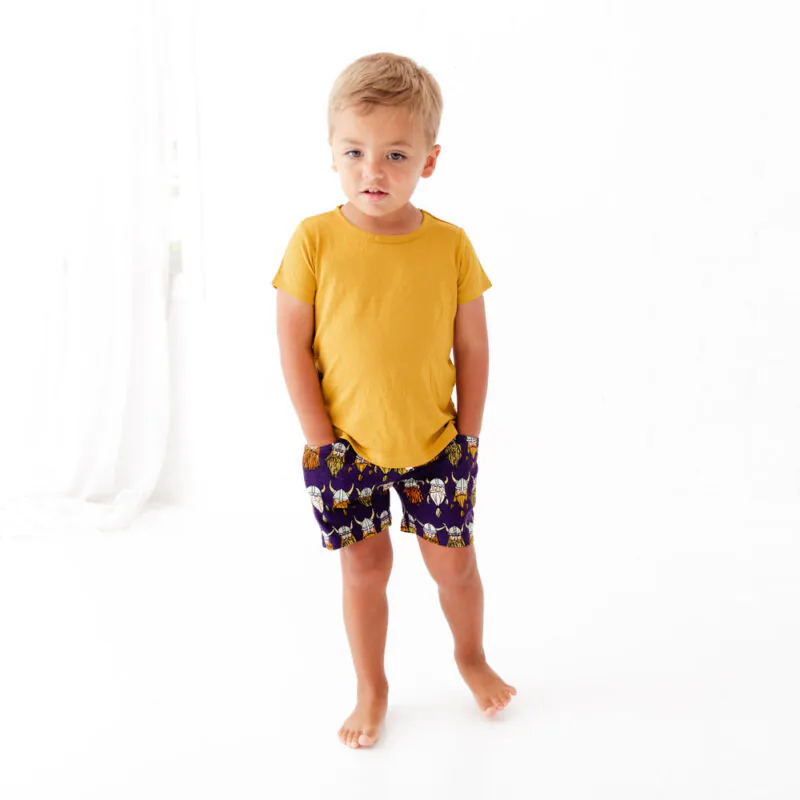 Dream Jamms Nordic Revival Bamboo Viscose T-Shirt and Shorts Set
