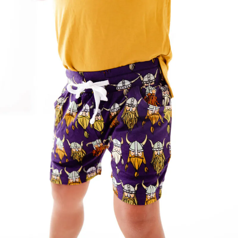 Nordic Revival Bamboo Viscose T-Shirt and Shorts Set from Dream Jamms