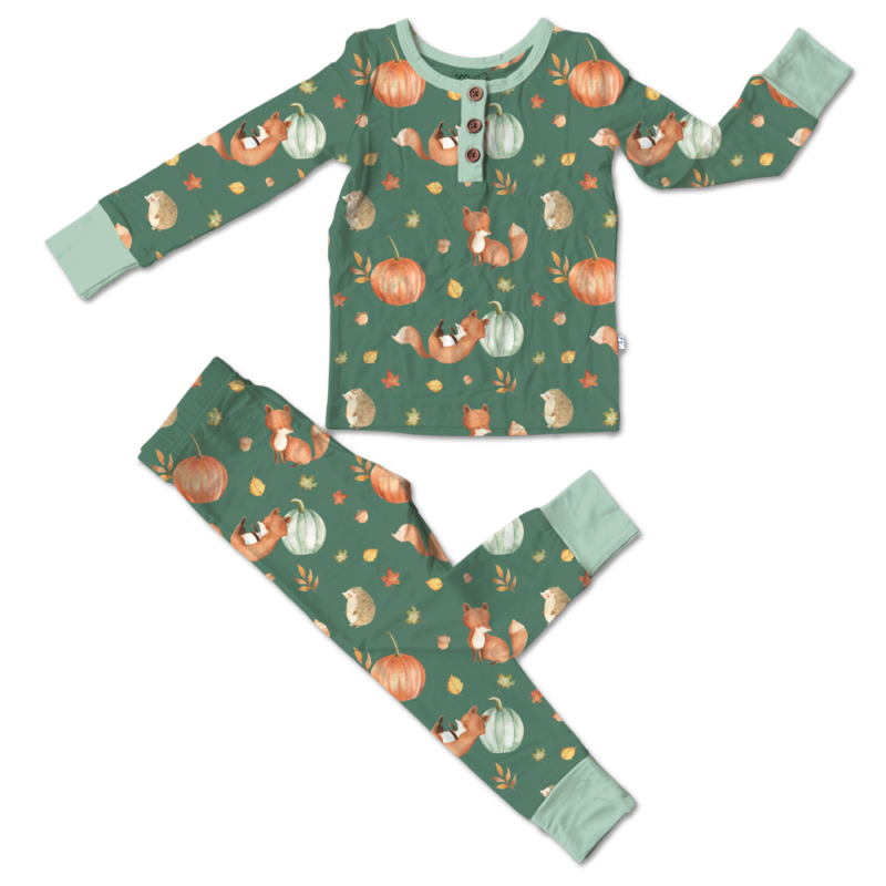 Green Fox Bamboo Viscose Two-Piece Long Sleeve Set