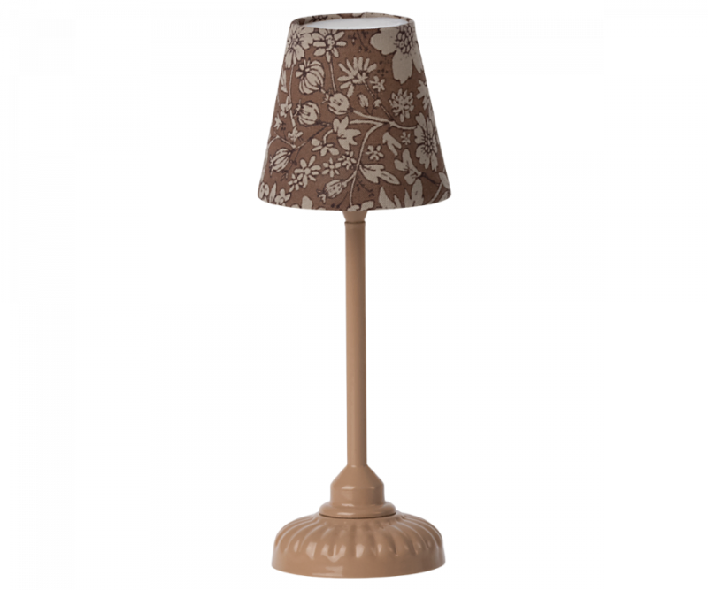 Maileg Vintage Floor Lamp in Dark Powder for Mouse