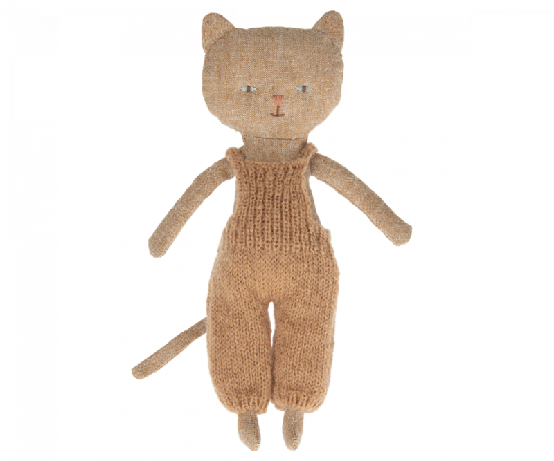 Maileg Ginger Kitten in Overalls