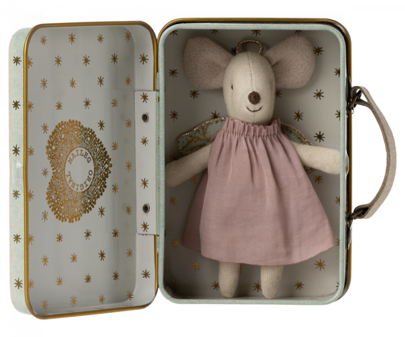Angel Mouse in Suitcase from Maileg