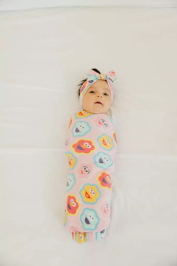 Abby and Pals Knit Swaddle Blanket from Copper Pearl