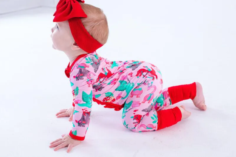 Cera Bamboo Viscose Ruffle Zip Convertible Romper from Birdie Bean