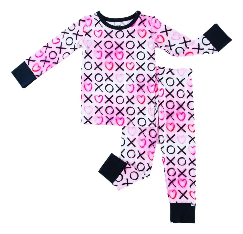 Bella Bamboo Viscose Two-Piece Pajamas available at Blossom