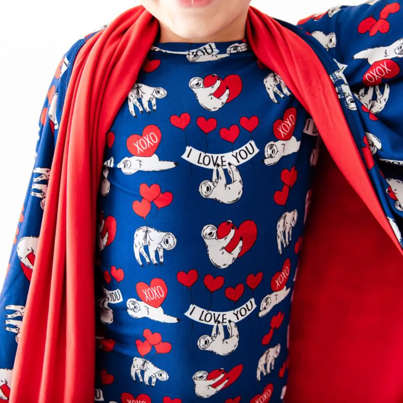 Slow Much More Love Two Piece Pajamas Set available at Blossom