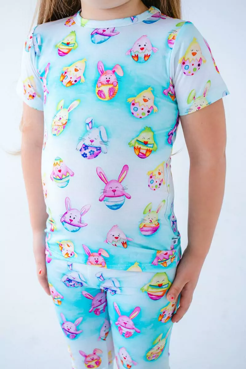 Elijah Bamboo Viscose Two-Piece Pajamas from Birdie Bean