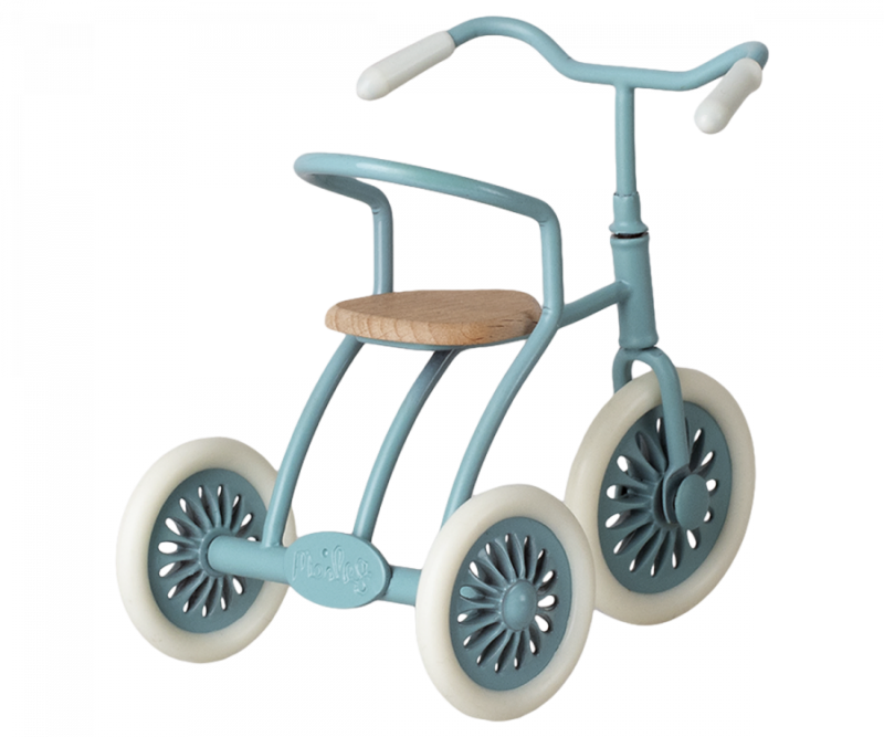 Abri à tricycle for Mouse in Petrol Blue made by Maileg