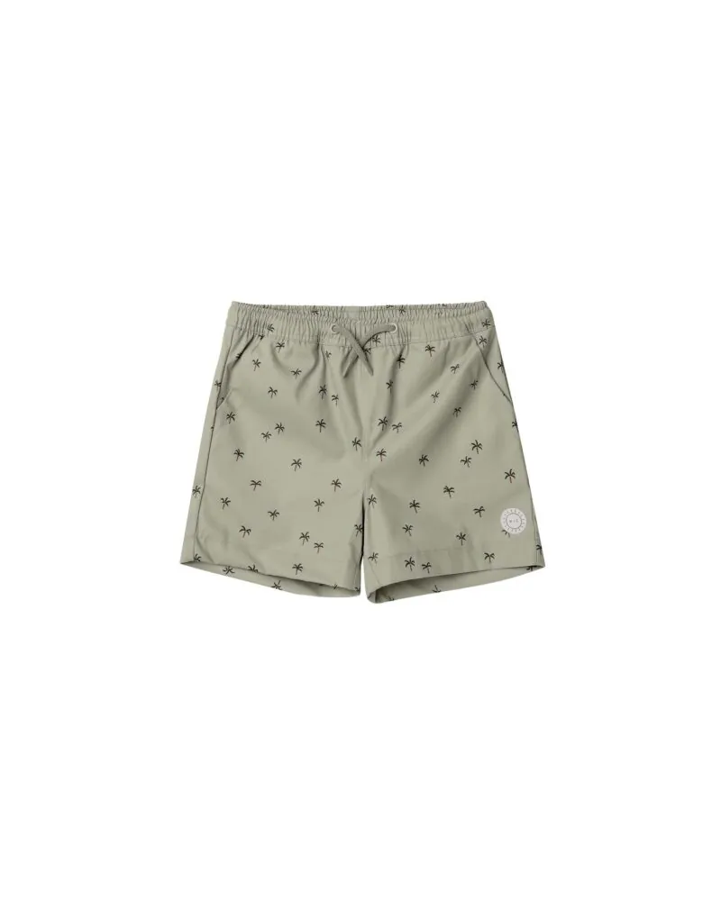 Rylee + Cru Boardshort In Palm Trees