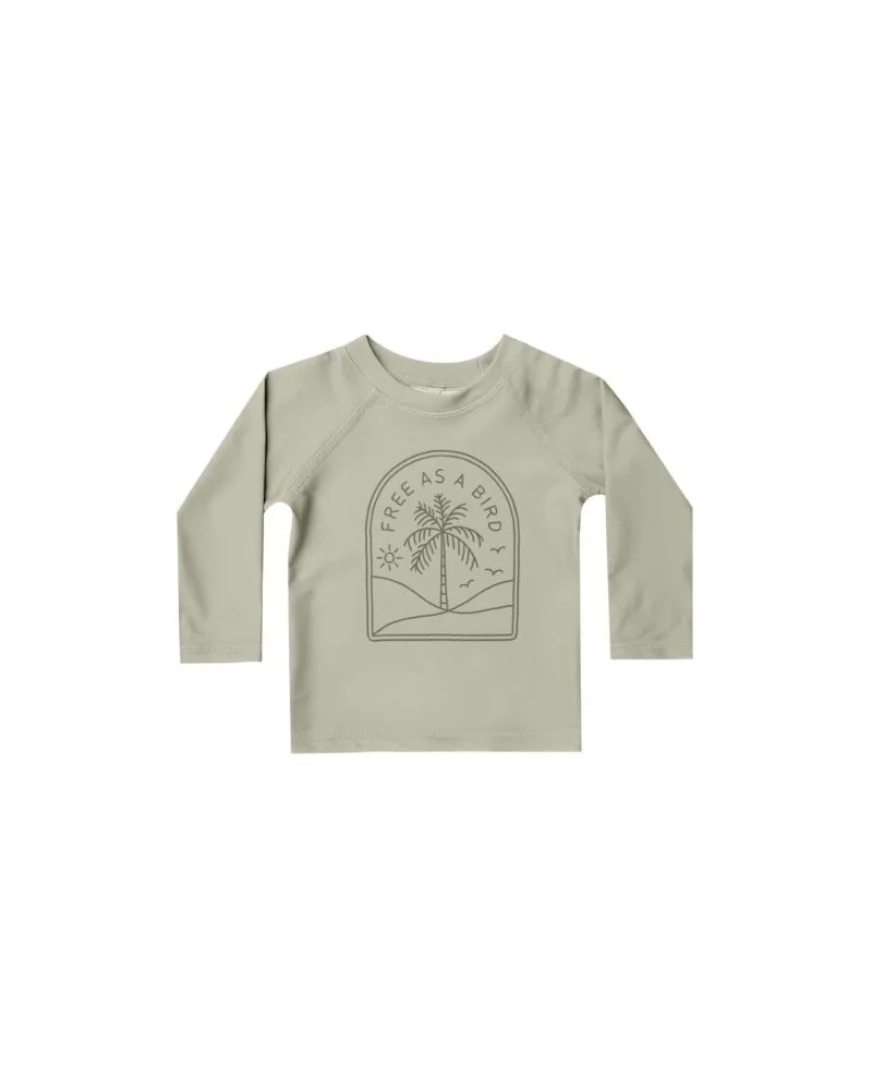 Rylee + Cru Rash Guard In Free As A Bird