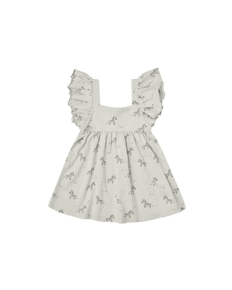 Rylee + Cru Mariposa Dress In Zebra
