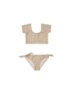 Rylee + Cru Cropped Rashguard Set In Spots