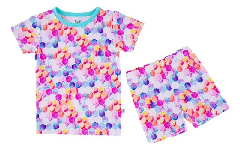 Beatrice Bamboo Viscose Short Sleeve and Shorts Pajama Set