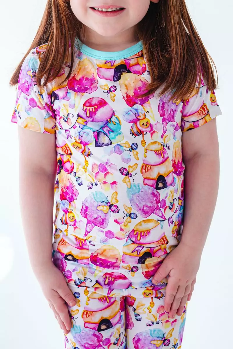 Phoebe Bamboo Viscose Two-Piece Pajamas from Birdie Bean
