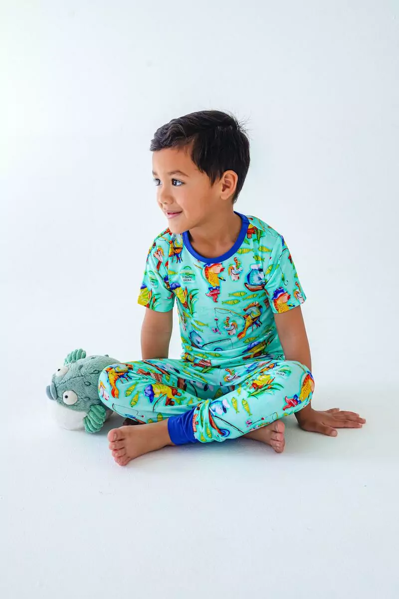 Finley Bamboo Viscose Two-Piece Pajamas
