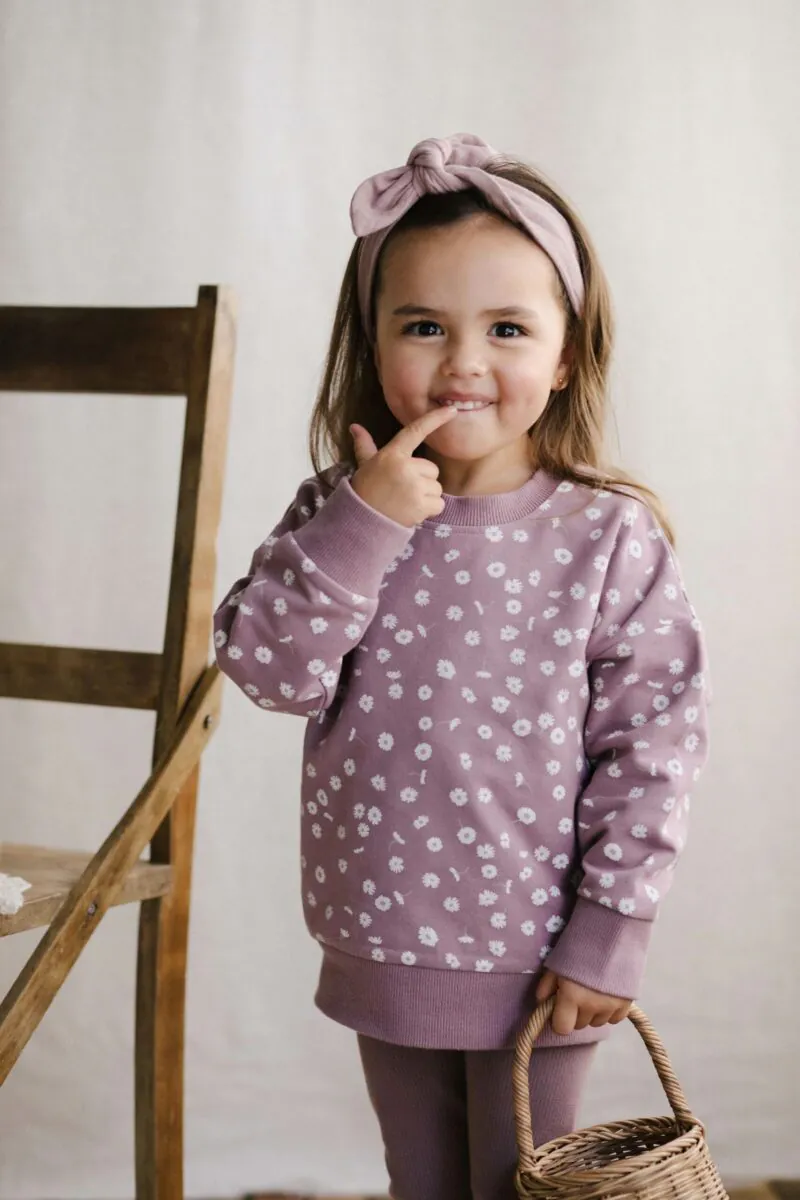 Jamie Kay Organic Cotton Maya Sweatshirt in Lenny Antler