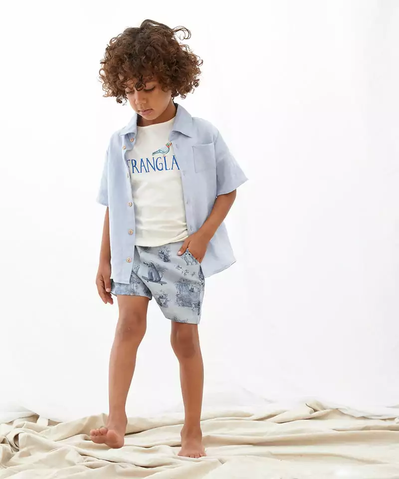 Shorts in Toile De Jouy from Oeuf