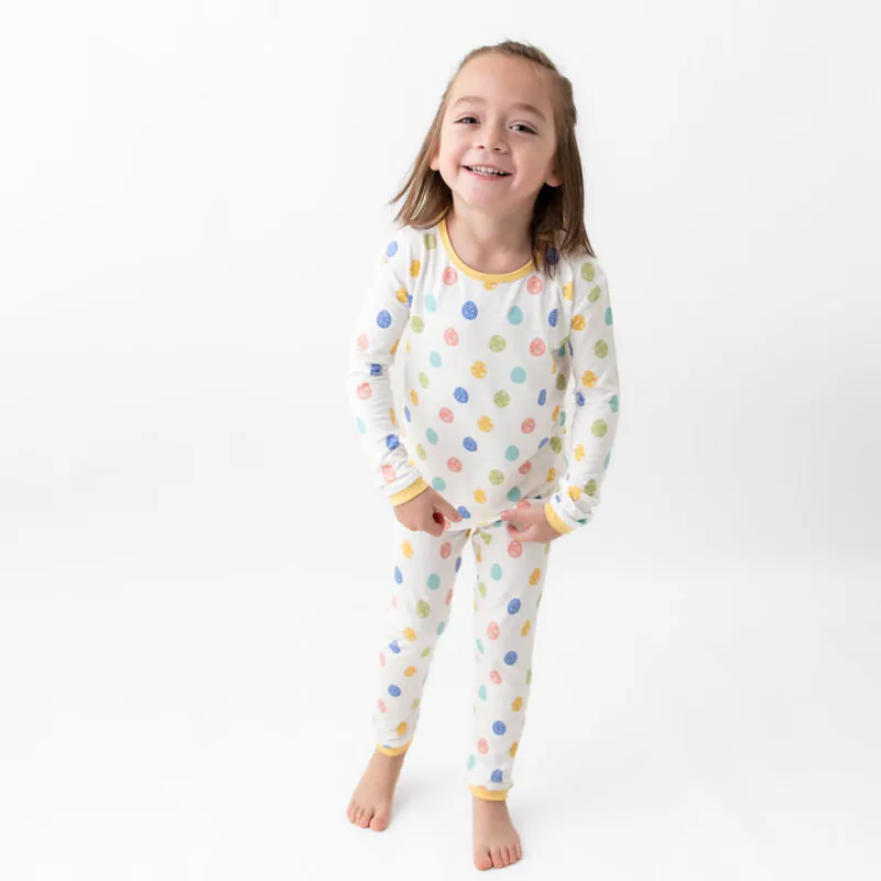 Toddler Pajama Set in Spring Egg