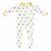 Zippered Footie in Spring Egg