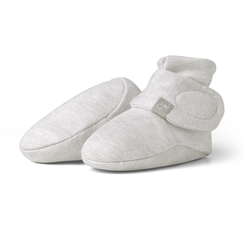 goumi Storm Grey Bamboo Organic Cotton Stay-On Boots