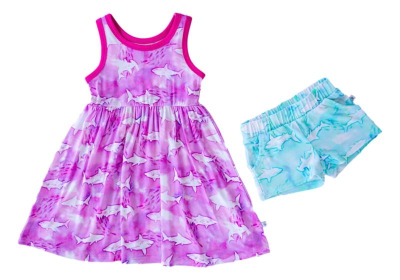 Bondi Bamboo Viscose Birdie Dress Set available at Blossom