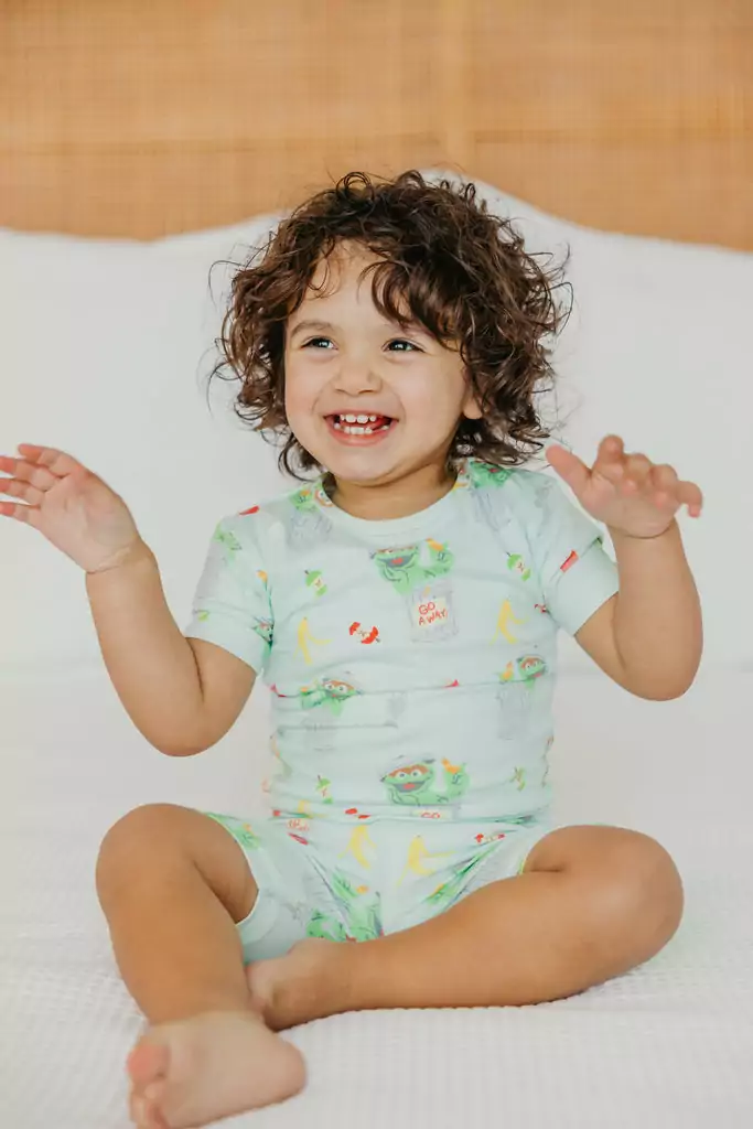 Oscar the Grouch Short Sleeve Pajama Set