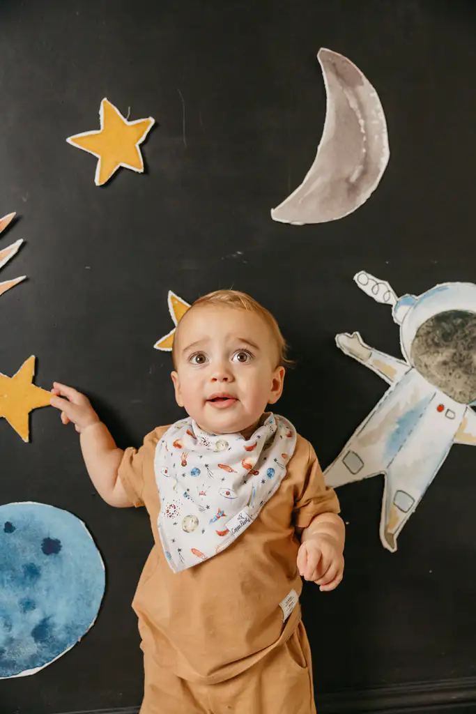 Copper Pearl Neil Bandana Bib Set 4-Pack part of our  collection