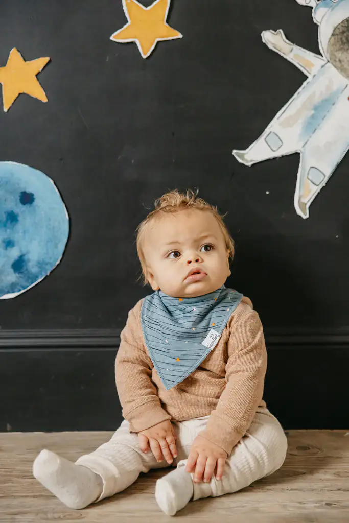 Copper Pearl Neil Bandana Bib Set 4-Pack Feeding