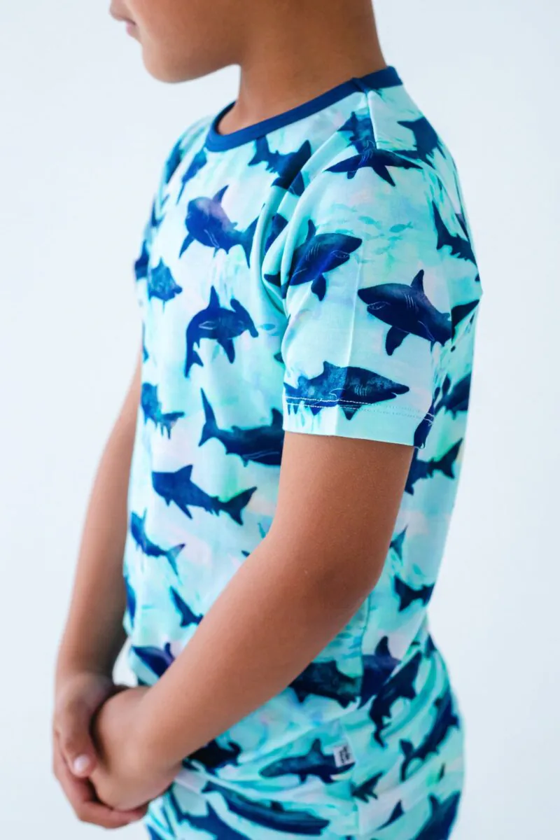 Wade Bamboo Viscose Short Sleeve and Shorts Pajamas