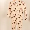 Mushroom Meadows Bamboo Viscose Footie