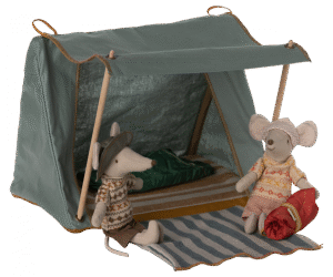 Maileg Happy Camper Mouse Tent with Awning