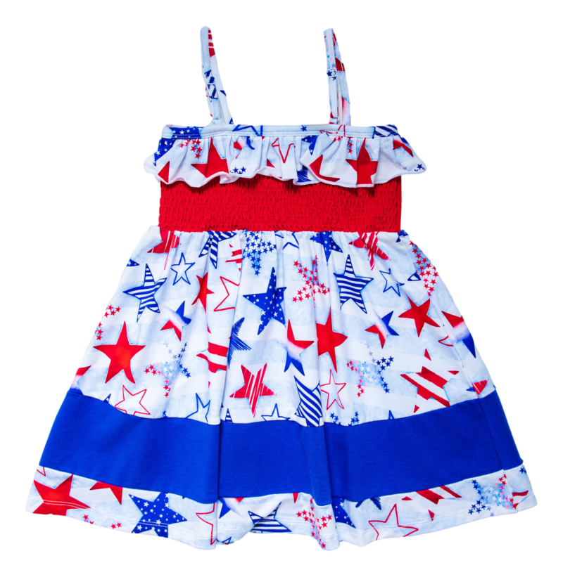 Kennedy Linen Bamboo Birdie Dress available at Blossom