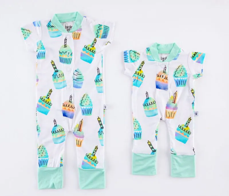 Mason Bamboo Viscose Doll Romper 18 Inch from Birdie Bean