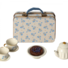 Maileg Afternoon Treat Tea Set Blue Madelaine for Mouse