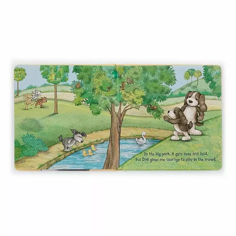 My Dad and Me Board Book from Jellycat
