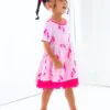 Odette Bamboo Viscose Layered Birdie Dress