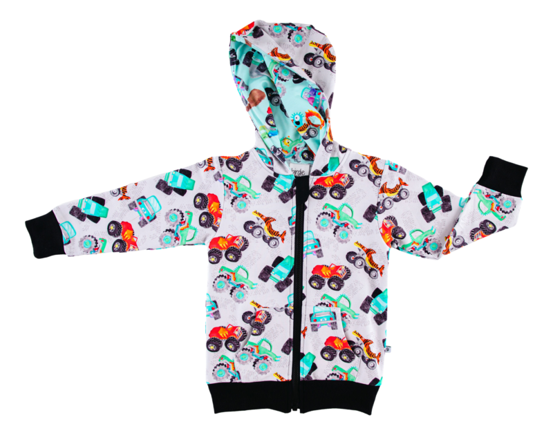 Tyler Bamboo Viscose Hoodie Zip Jacket available at Blossom