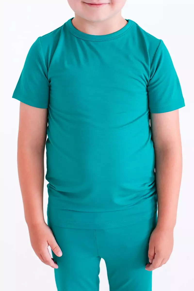 Jungle Bamboo Viscose Short Sleeve Pajama Set