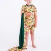 Birdie Bean Leo Bamboo Viscose Short Sleeve and Shorts Pajama Set