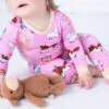 Kelsea Bamboo Viscose Two-Piece Pajama Set from Birdie Bean